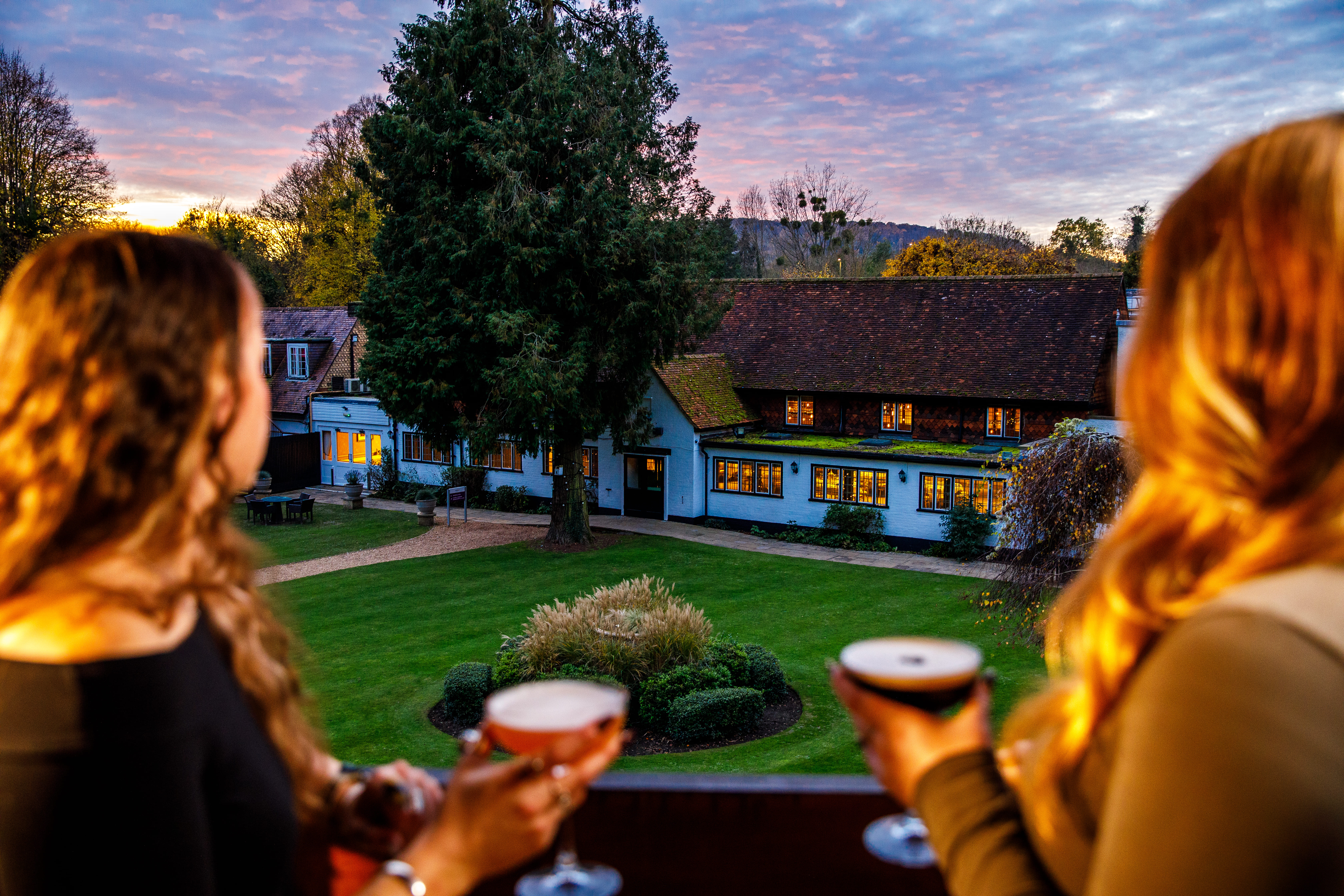 Sunday Box Hill Burford Bridge Hotel exterior