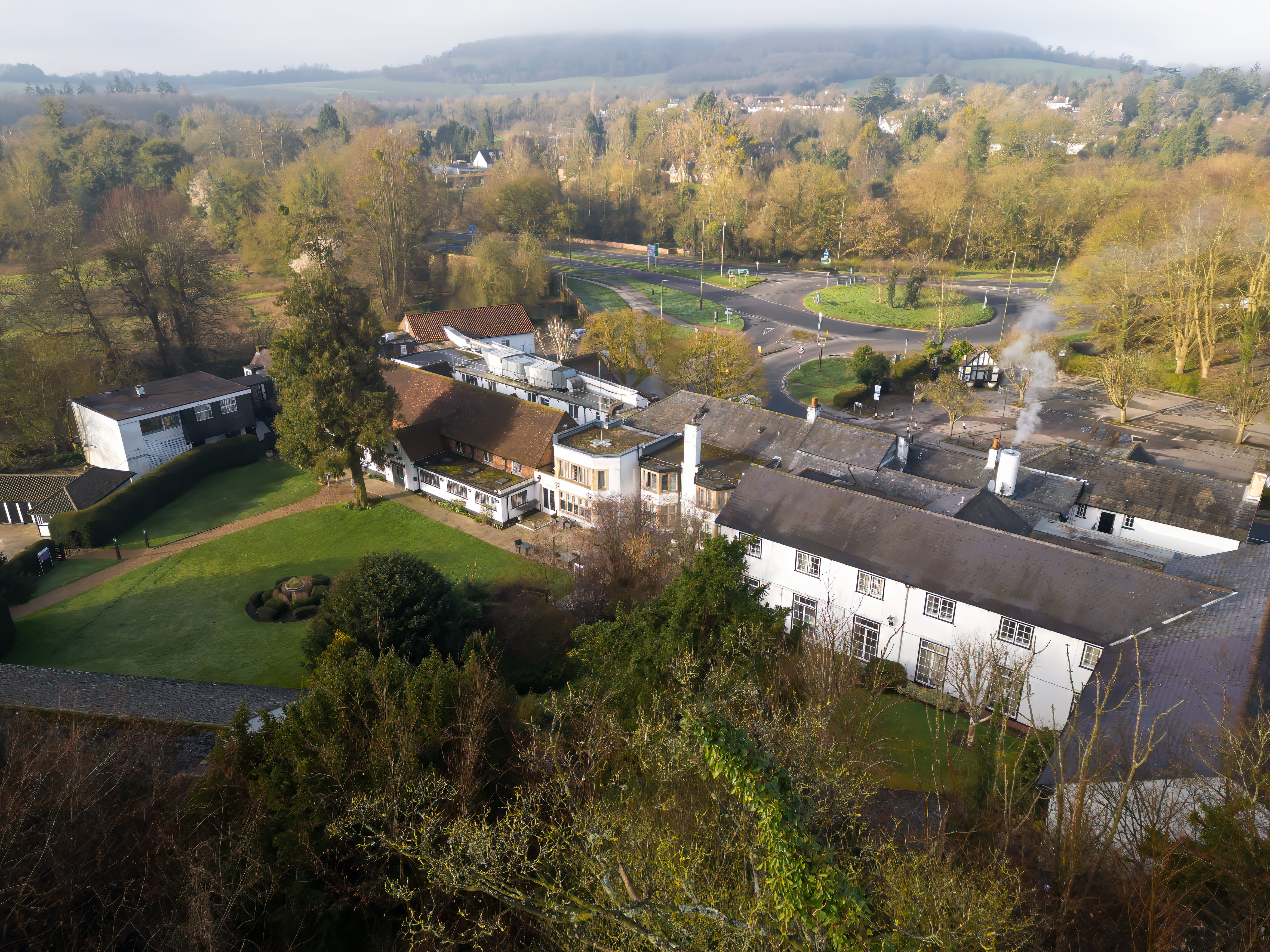 Signature exterior view of Sunday Box Hill Burford Bridge Hotel