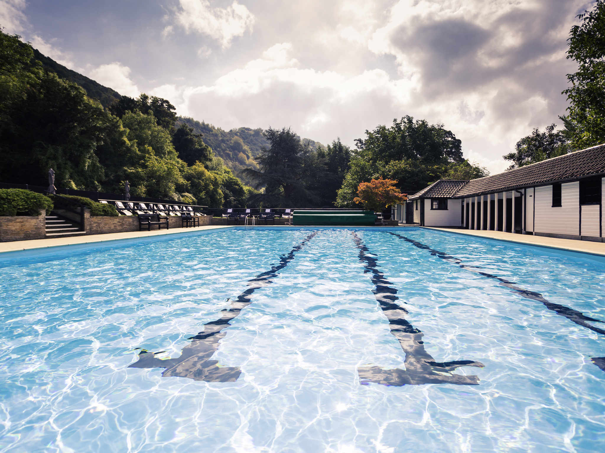 Seasonal outdoor pool