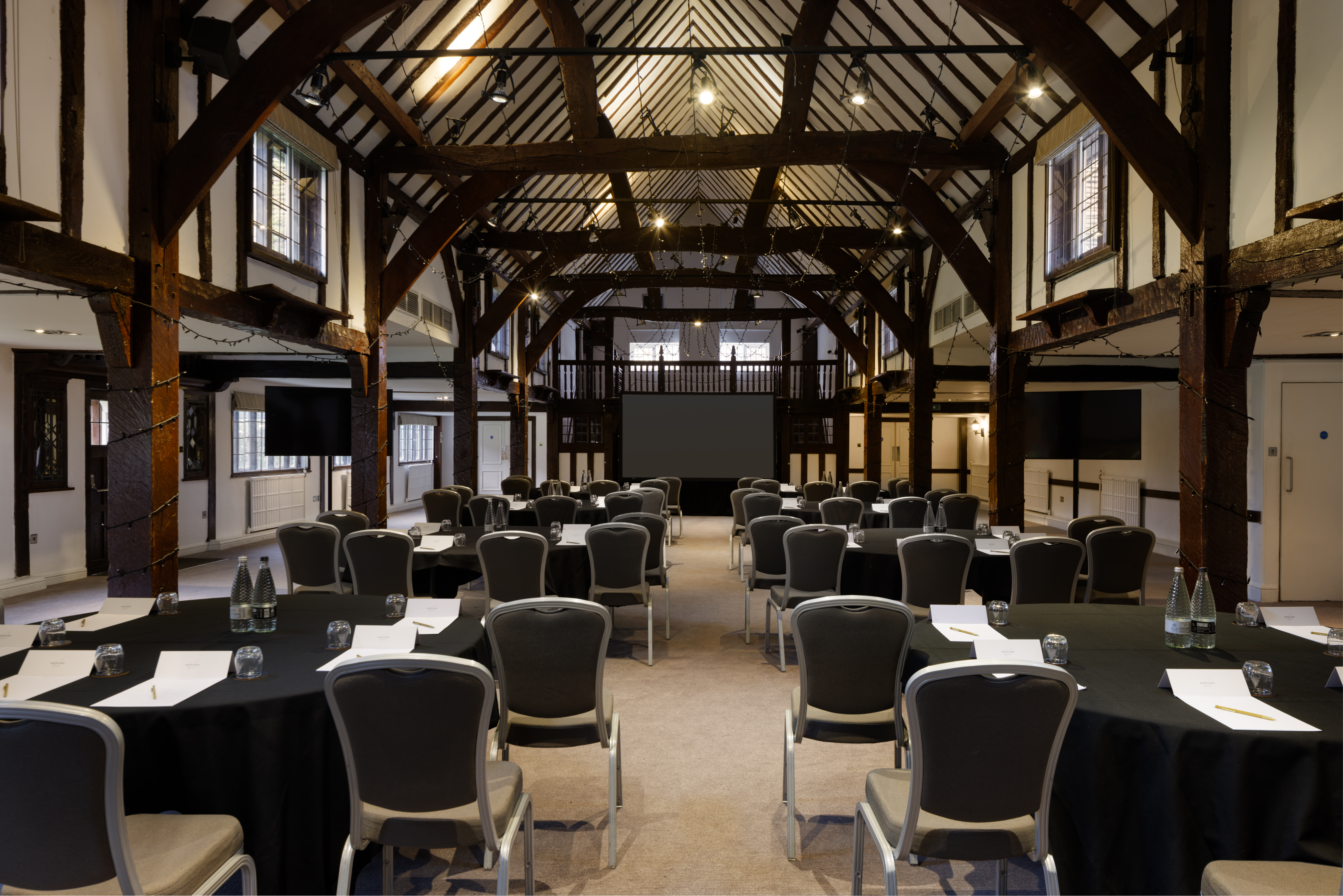 Barn Cabaret Layout for Seminars and Meetings