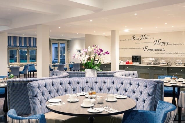 Emlyn Restaurant with garden views