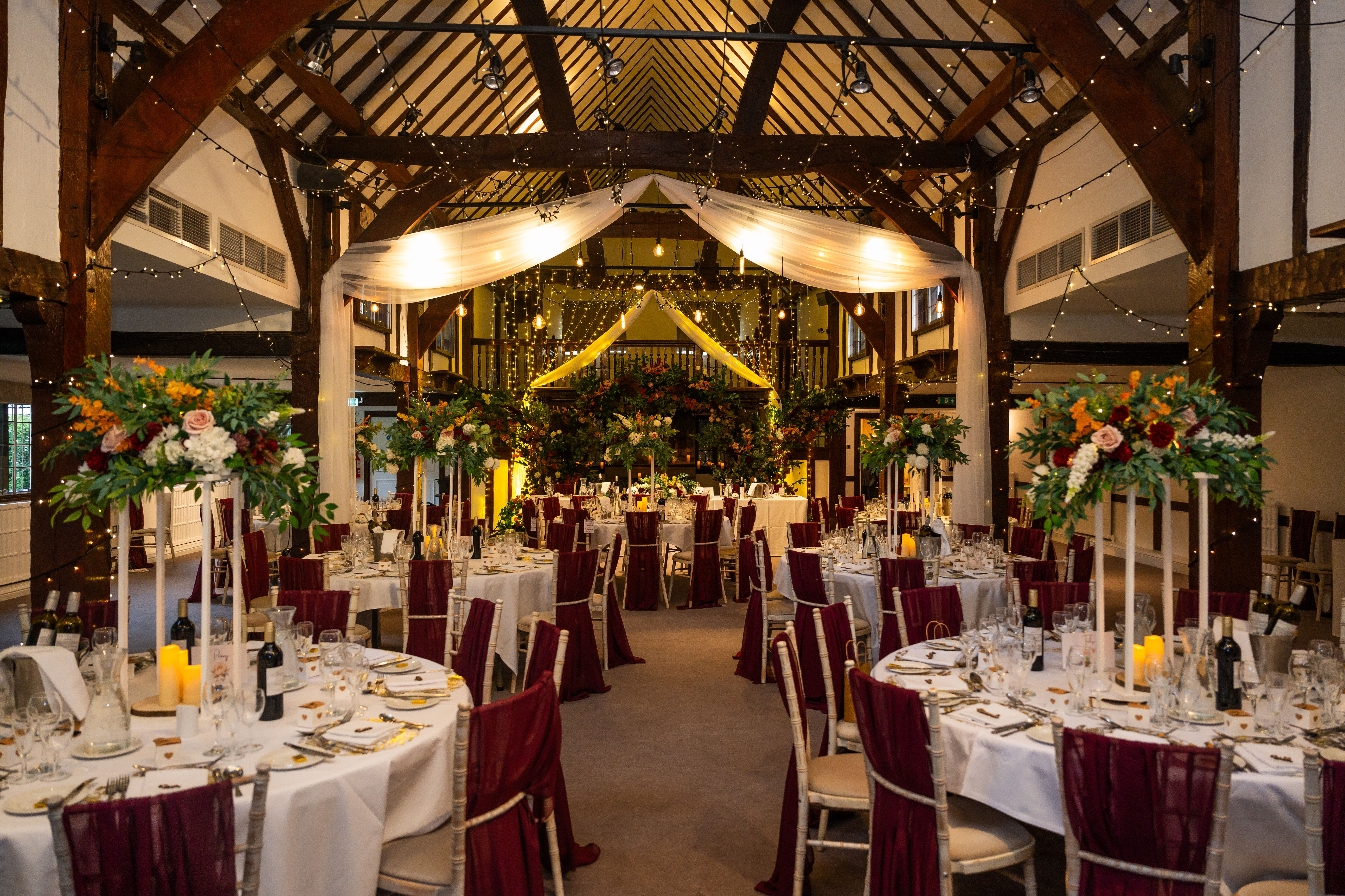 Wedding in Tithe Barn